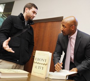 Salvatore Cipriano and Craig Wilder following Wilder's talk